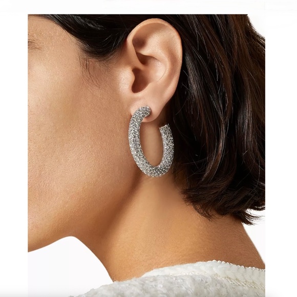 Aminah Muaddi Cameron Hoop Earrings - Picture 1 of 16
